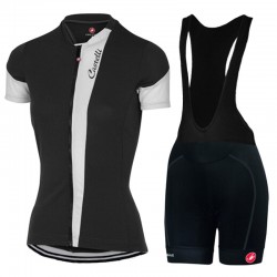 DAMSKI LETNI KOMPLET ROWEROWY CASTELLI 2017 BLACK