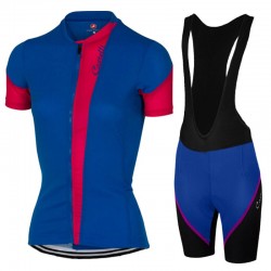 DAMSKI LETNI KOMPLET ROWEROWY CASTELLI 2017 BLUE