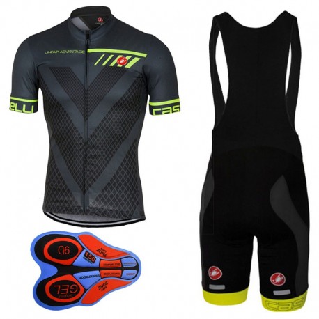 CASTELLI PROFESJONALNY LETNI KOMPLET ROWEROWY 2017 BLACK