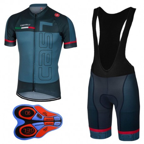 CASTELLI PROFESJONALNY LETNI KOMPLET ROWEROWY 2017 BLACK-WHITE