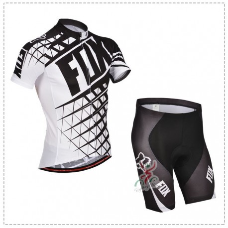 FOX PROFESJONALNY LETNI KOMPLET ROWEROWY MODEL 2014 WHITE-GREEN
