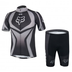FOX PROFESJONALNY LETNI KOMPLET ROWEROWY MODEL 2014 BLACK-WHITE