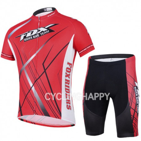 FOX PROFESJONALNY LETNI KOMPLET ROWEROWY MODEL 2014/15 RED