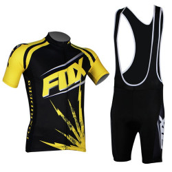 FOX PROFESJONALNY LETNI KOMPLET ROWEROWY MODEL 2015 BLACK-YELLOW