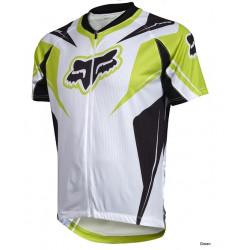 FOX PROFESJONALNA KOSZULKA ROWEROWA 2013 WHITE -GREEN