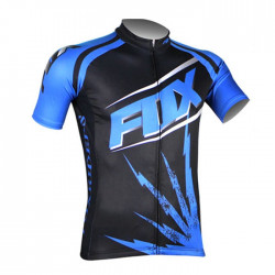FOX PROFESJONALNA KOSZULKA ROWEROWA 2014/15 BLACK- BLUE