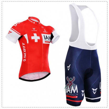 IAM PROFESJONALNY LETNI KOMPLET ROWEROWY 2015/16 RED