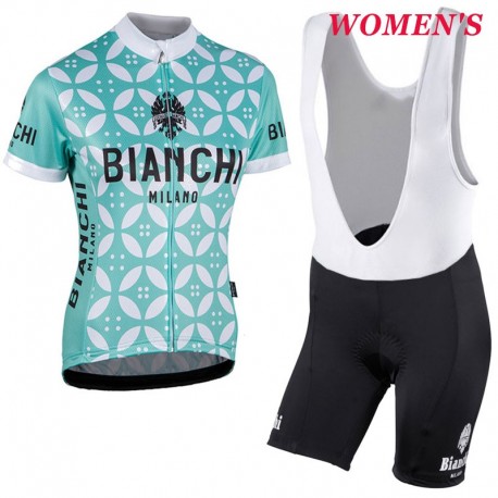 BIANCHI DAMSKI KOMPLET ROWEROWY MODEL 2017 BLUE