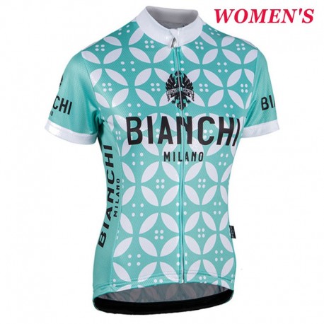 BIANCHI DAMSKA KOSZULKA ROWEROWA MODEL 2017 BLUE