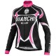 BIANCHI DAMSKA BLUZA ROWEROWA MODEL 2015 BLACK-PINK