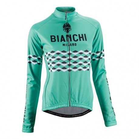 BIANCHI DAMSKA BLUZA ROWEROWA MODEL 2016 BLUE