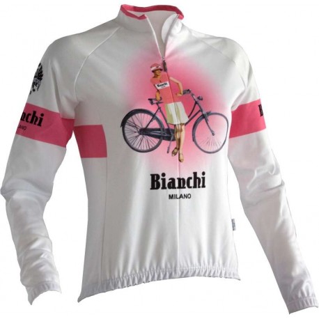 BIANCHI DAMSKA BLUZA ROWEROWA MODEL 2016/17 WHITE
