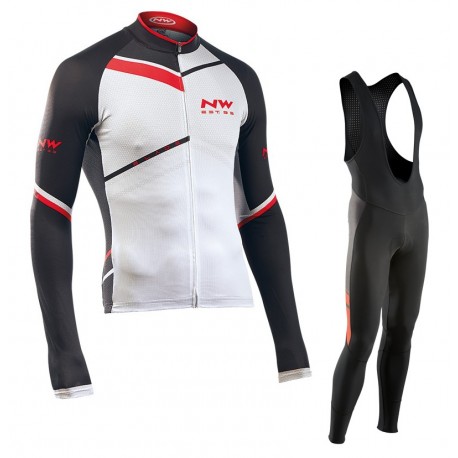 PROFESJONALNY JESIENNO-WIOSENNY KOMPLET ROWEROWY NORTHWAVE 2012 BLACK Z SZELKAMI