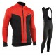 PROFESJONALNY DŁUGI KOMPLET ROWEROWY NORTHWAVE 2017 BLACK-RED