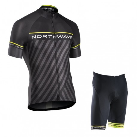 PROFESJONALNY LETNI KOMPLET ROWEROWY NORTHWAVE 2017 BLACK