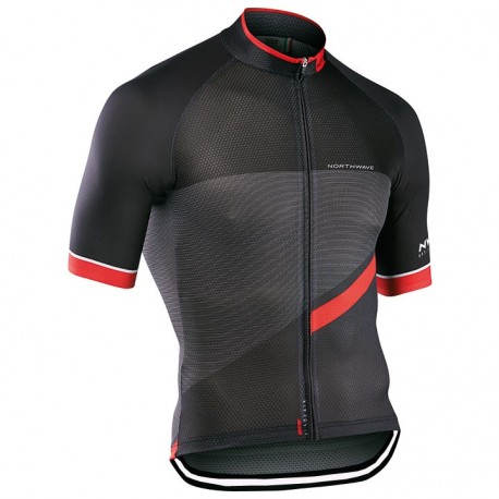 PROFESJONALNA KOSZULKA ROWEROWA NORTHWAVE 2015/2016 BLACK-RED