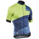 PROFESJONALNA KOSZULKA ROWEROWA NORTHWAVE 2017 GREEN-BLUE