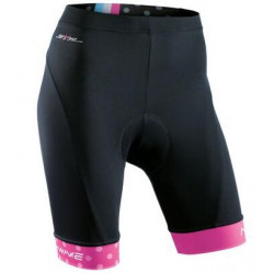 DAMSKIE PROFESJONALNE SPODENKI ROWEROWE NORTHWAVE 2016 BLACK-PINK