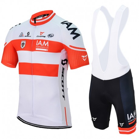 IAM PROFESJONALNY LETNI KOMPLET ROWEROWY 2017 WHITE-RED