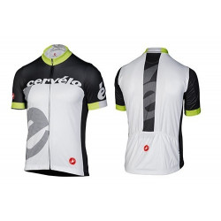 CERVELO PROFESJONALNA KOSZULKA ROWEROWA MODELE 2016 WHITE-YELLOW