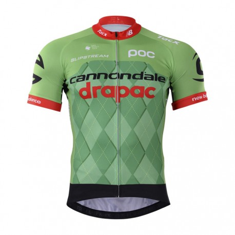 CANNONDALE PROFESJONALNA KOSZULKA ROWEROWA 2017 GREEN-RED