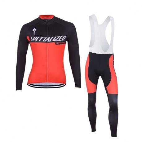SPECIALIZED PROFESJONALNY DŁUGI KOMPLET ROWEROWY 2016/17 RED-BLACK