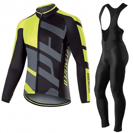SPECIALIZED PROFESJONALNY DŁUGI KOMPLET ROWEROWY 2017 BLACK-YELLOW