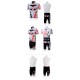 PROFESJONALNY LETNI KOMPLET ROWEROWY TREK MODEL 2010 WHITE-BLACK-RED