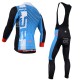 PROFESJONALNY DŁUGI KOMPLET CASTELLI MODEL 2014 BLUE-BLACK