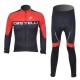 PROFESJONALNY KOMPLET JESIENNO-WIOSENNY CASTELLI MODEL 2012 RED-BLACK