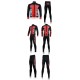 PROFESJONALNY KOMPLET JESIENNO-WIOSENNY CASTELLI MODEL 2011 BLACK RED