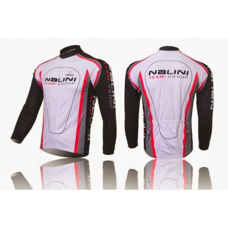 PROFESJONALNA JESIENNO-WIOSENNA BLUZA ROWEROWA NALINI MODEL 2011 WHITE-BLACK