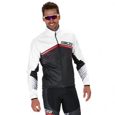 NALINI PROFESJONALNA BLUZA ROWEROWA MODEL 2016 BLACK-WHITE