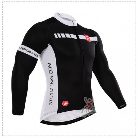 CASTELLI PROFESJONALNA BLUZA ROWEROWA MODEL 2015 BLACK WHITE