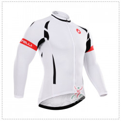 CASTELLI PROFESJONALNA BLUZA ROWEROWA MODEL 2015 WHITE