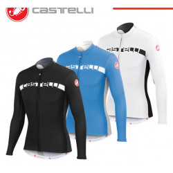CASTELLI PROFESJONALNA BLUZA ROWEROWA MODEL 2015/16 BLACK-WHITE