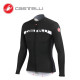 CASTELLI PROFESJONALNA BLUZA ROWEROWA MODEL 2015/16 BLACK-WHITE