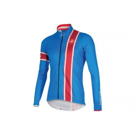 CASTELLI PROFESJONALNA BLUZA ROWEROWA MODEL 2017 BLUE