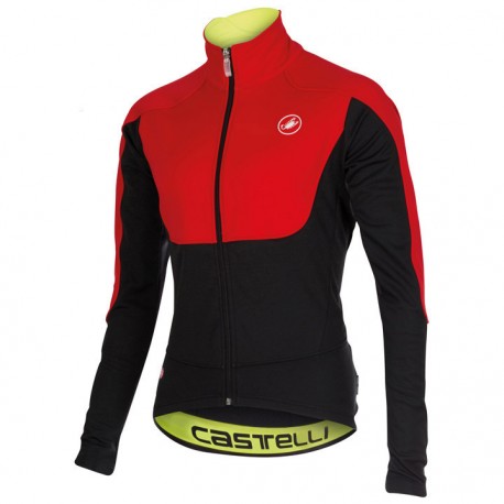 CASTELLI PROFESJONALNA BLUZA ROWEROWA MODEL 2017/18 BLACK-RED