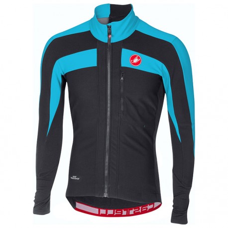 CASTELLI PROFESJONALNA BLUZA ROWEROWA MODEL 2018 BLACK-BLUE