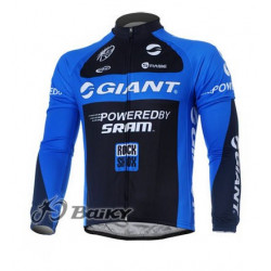 GIANT PROFESJONALNA BLUZA ROWEROWA 2011/12 BLACK-BLUE