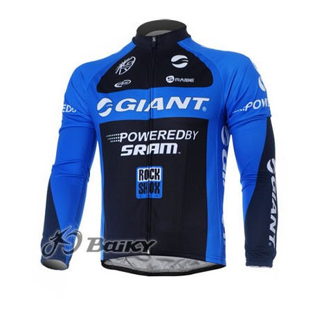 GIANT PROFESJONALNA BLUZA ROWEROWA 2011/12 BLACK-BLUE