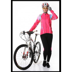 MYSENLAN PROFESJONALNY DAMSKI DŁUGI KOMPLET ROWEROWY 2014 PINK