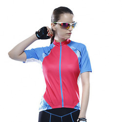 MYSENLAN PROFESJONALNA DAMSKA KOSZULKA ROWEROWA 2015 RED-BLUE