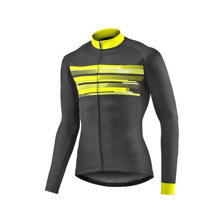 GIANT PROFESJONALNA BLUZA ROWEROWA 2017 BLACK-YELLOW