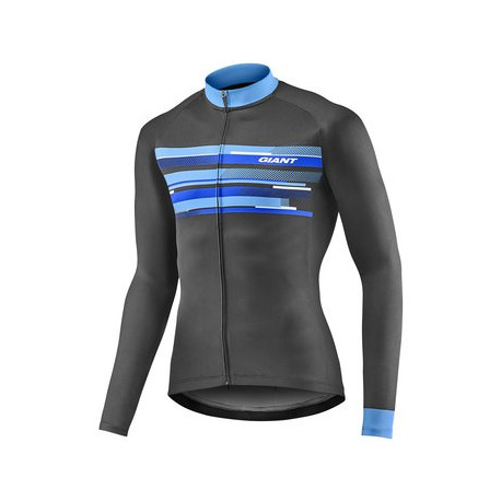 GIANT PROFESJONALNA BLUZA ROWEROWA 2017 BLACK-BLUE