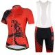 AOGDA DAMSKI KOMPLET ROWEROWY MODEL 2014/15 RED
