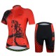 AOGDA DAMSKI KOMPLET ROWEROWY MODEL 2014/15 RED