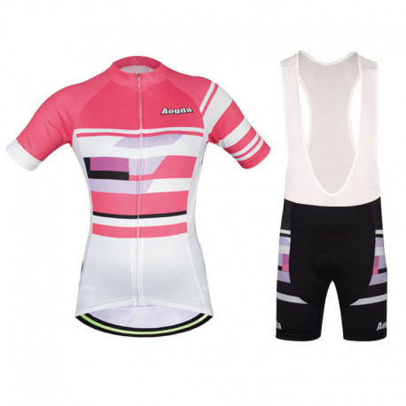 AOGDA DAMSKI KOMPLET ROWEROWY MODEL 2016 PINK