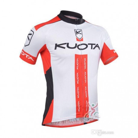 KUOTA PROFESJONALNA KOSZULKA ROWEROWA 2013 WHITE-RED